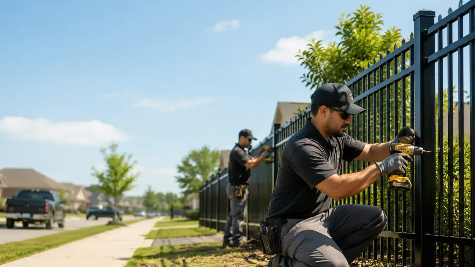 Metal Fence Installation in Centerpoint, IN